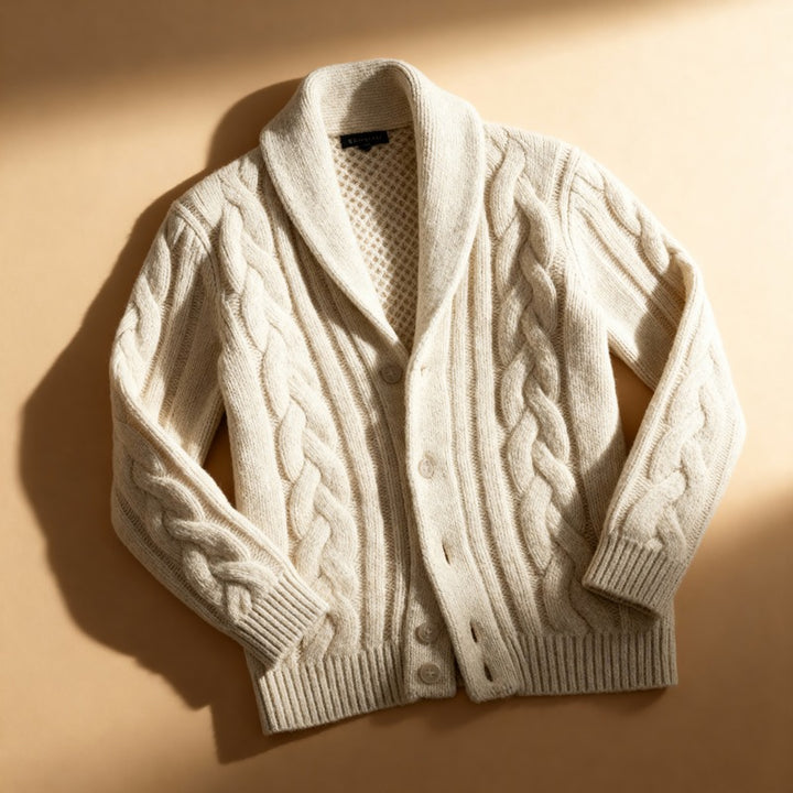 Riccardo – Cable Knit Cardigan