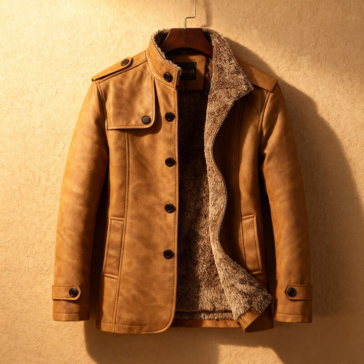 Anthony – Suede Overcoat