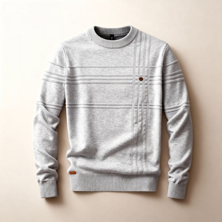 Matteo – Grid-Knit Sweater