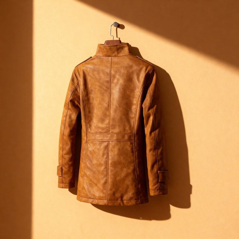 Anthony – Suede Overcoat