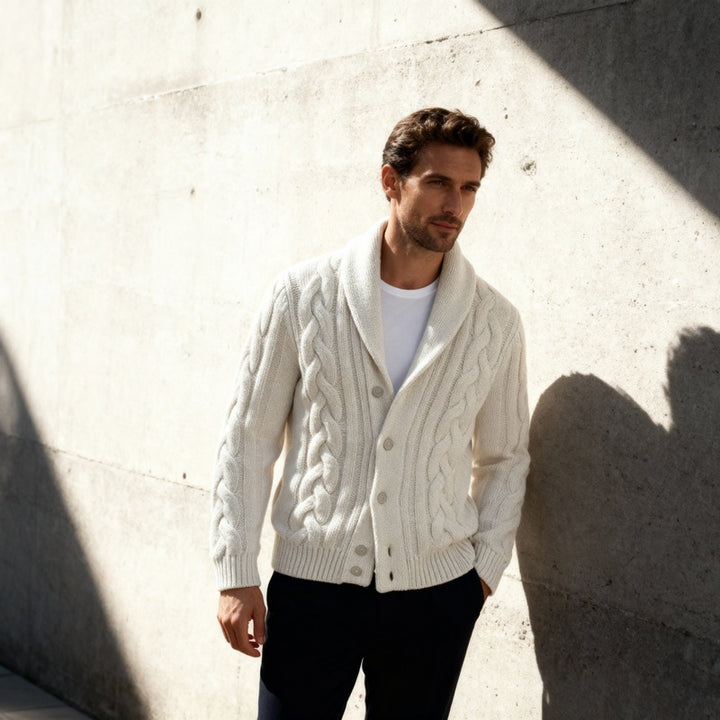 Riccardo – Cable Knit Cardigan