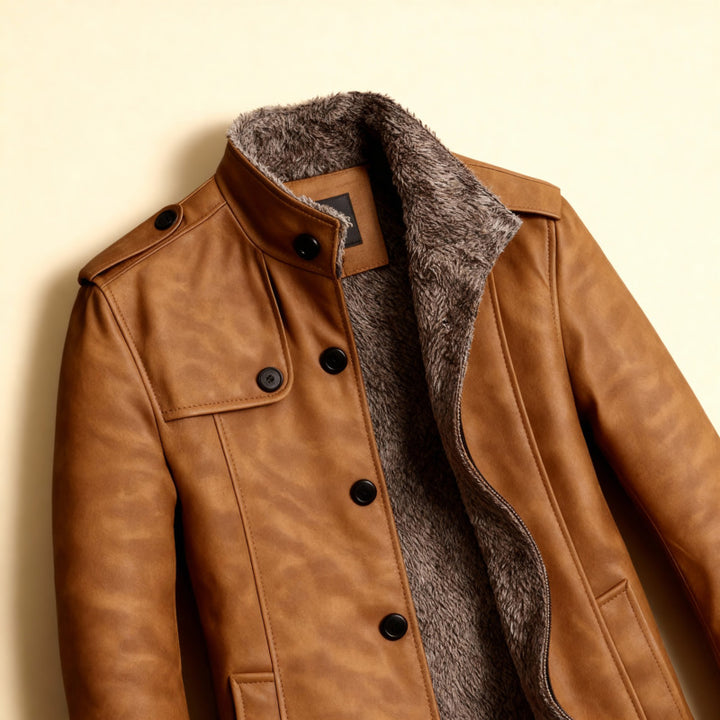 Anthony – Suede Overcoat