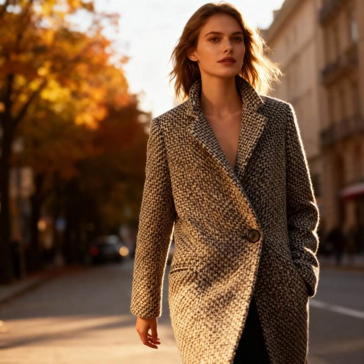 Adeline – Woven Cotton Coat