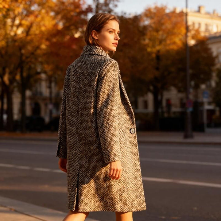 Adeline – Woven Cotton Coat
