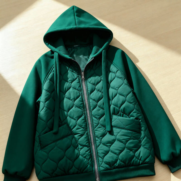 Natalie – Quilted Hoodie Jacket