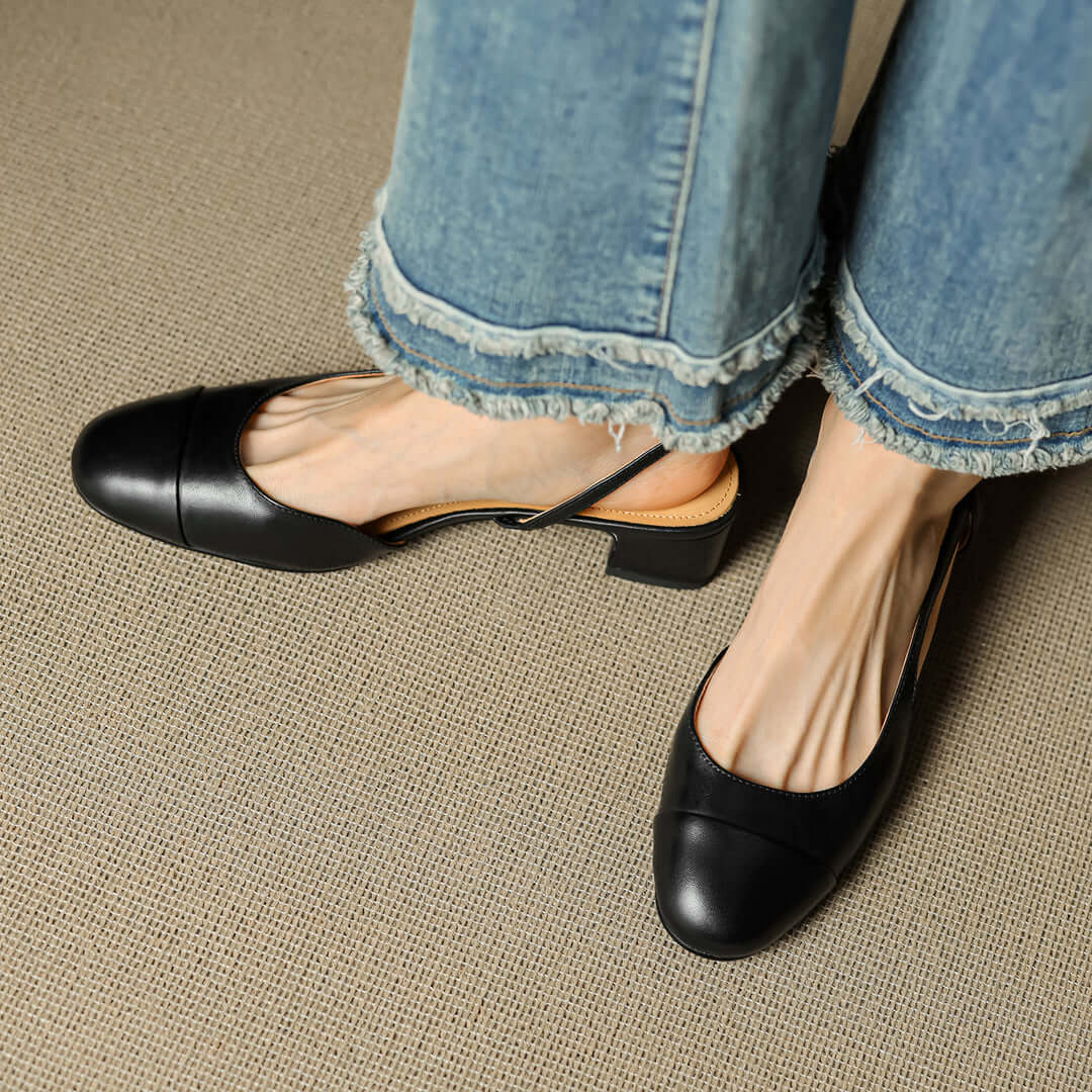 Olivia - Genuine Leather Pumps