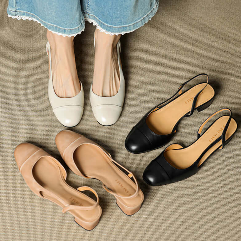 Olivia - Genuine Leather Pumps