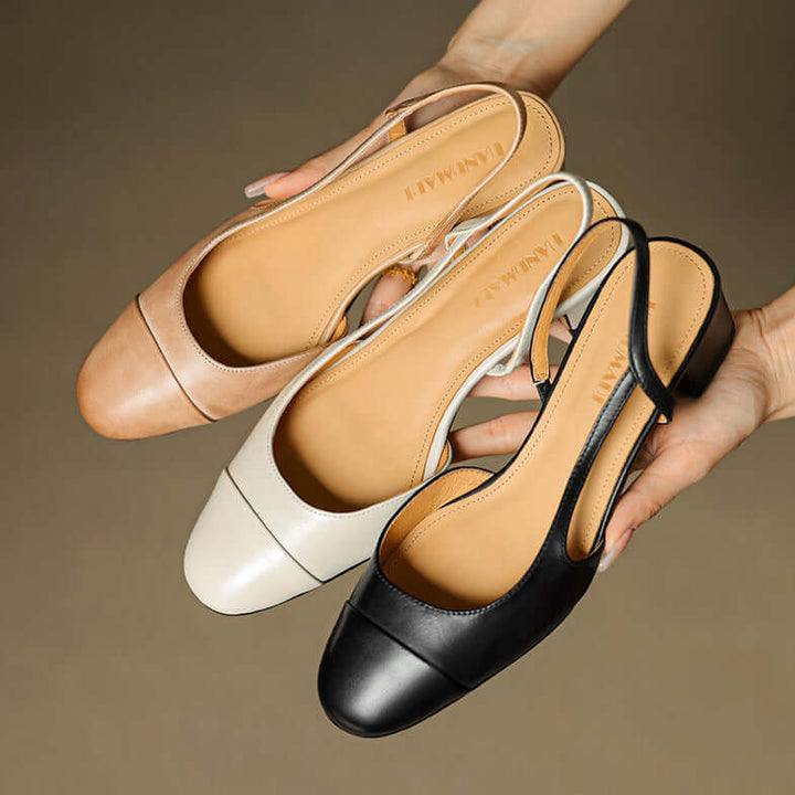 Olivia - Genuine Leather Pumps