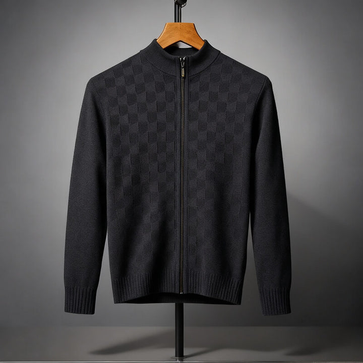 Nathan – Wool Zip Cardigan
