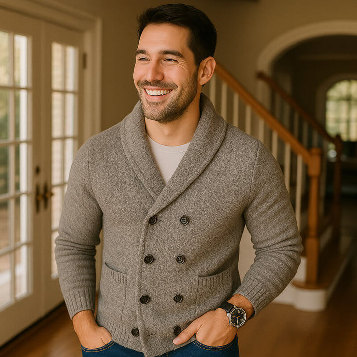 Taylor – Double Breasted Cardigan