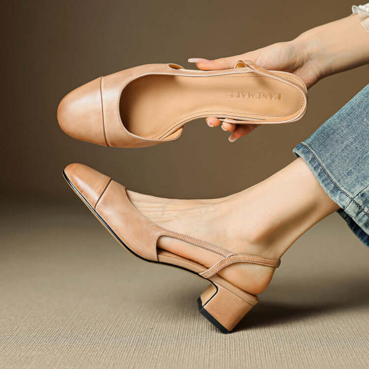 Olivia - Genuine Leather Pumps