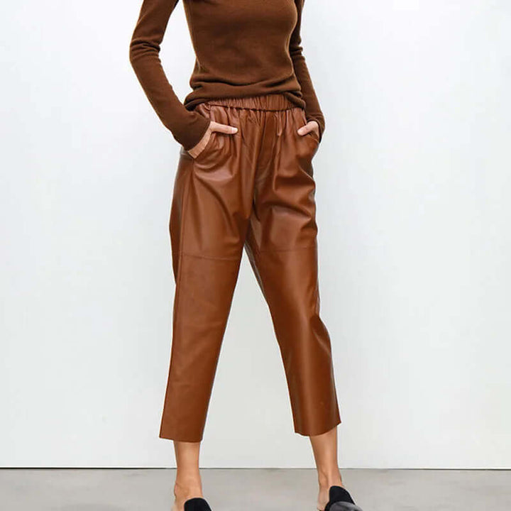 Maya - Genuine Leather Pants