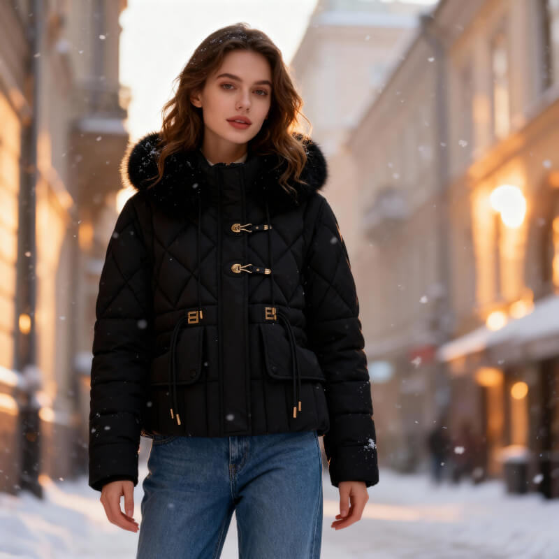 Amelie – Quilted Puffer Jacket