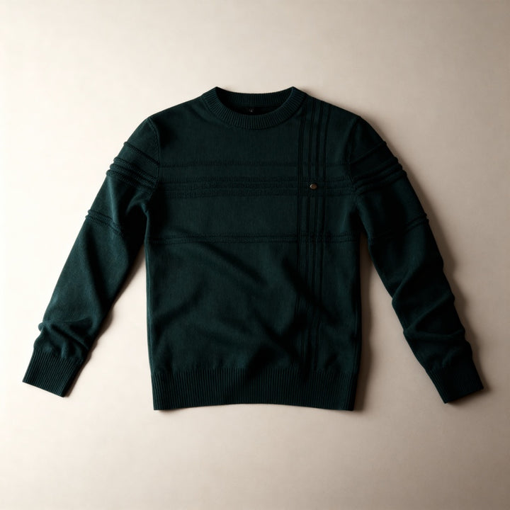 Matteo – Grid-Knit Sweater