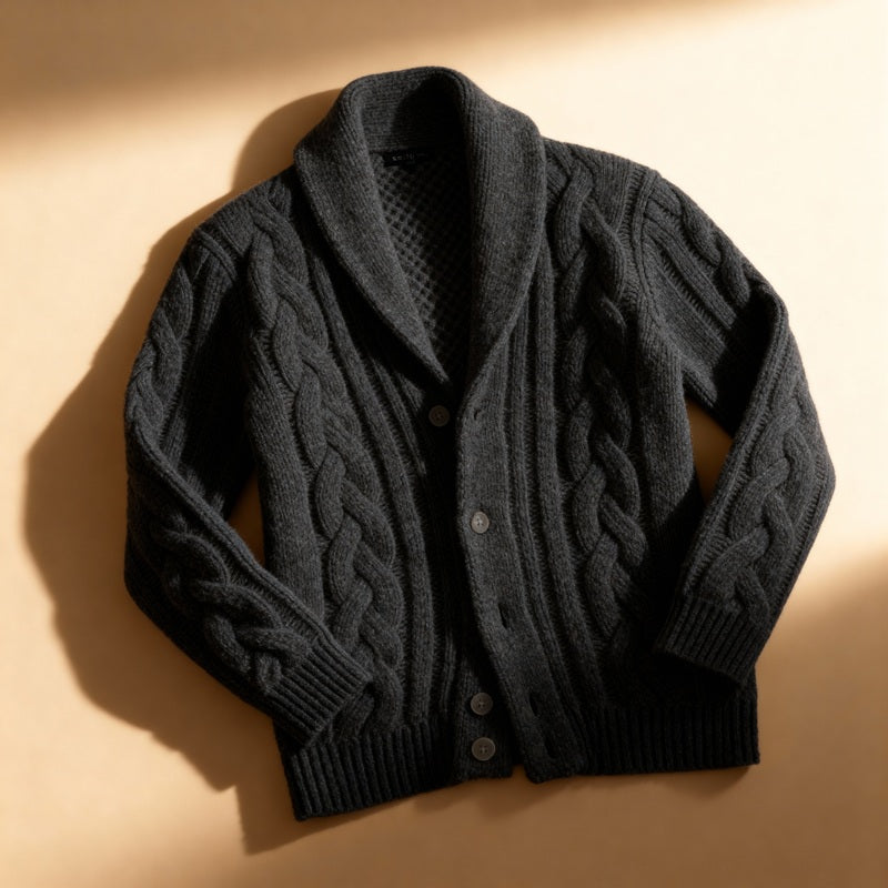 Riccardo – Cable Knit Cardigan