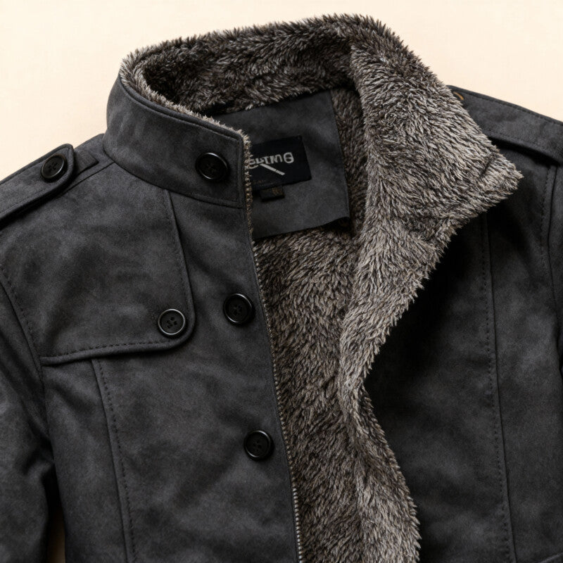 Anthony – Suede Overcoat