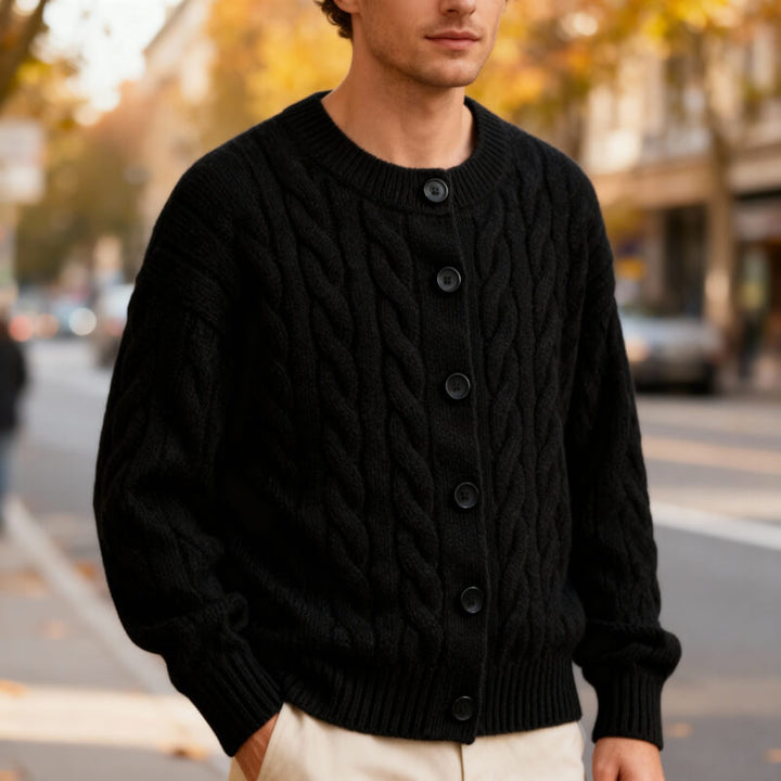 Taylor – Cable-Knit Cardigan