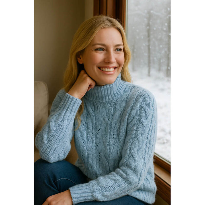 Harper - Cashmere Turtleneck Sweater