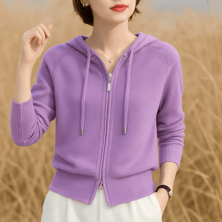 Zoe – Knit Hoodie