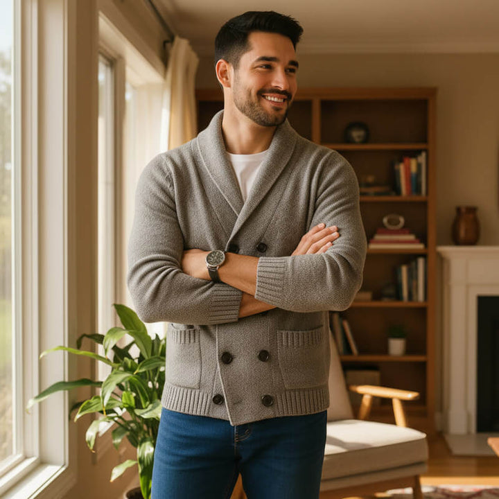 Taylor – Double Breasted Cardigan