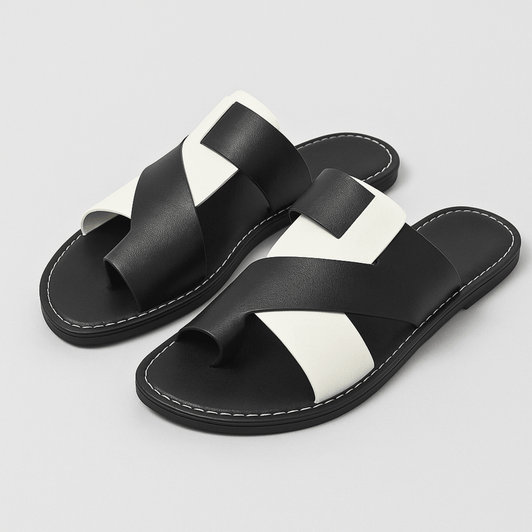 Leah - Cross Sandals