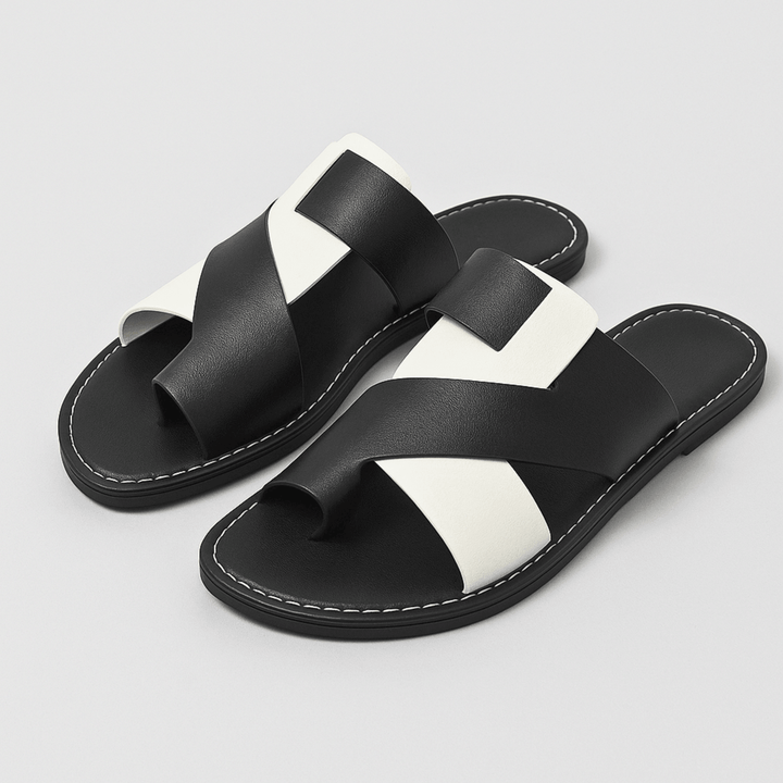 Leah - Cross Sandals