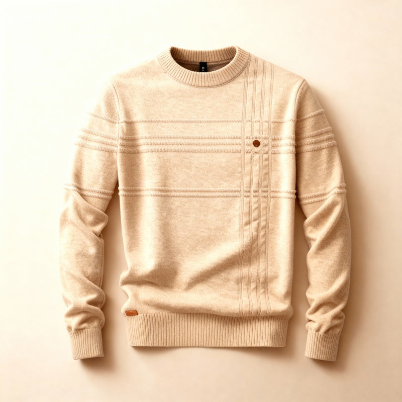 Matteo – Grid-Knit Sweater
