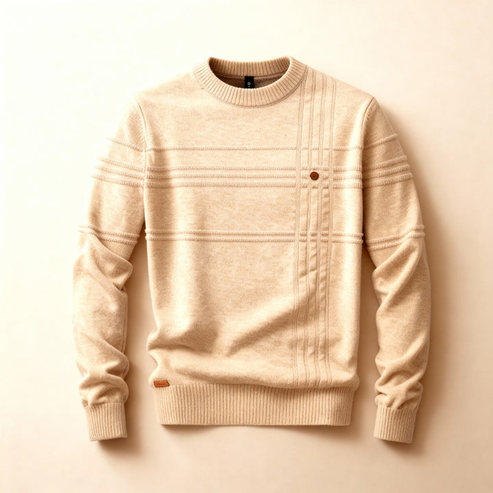 Matteo – Grid-Knit Sweater