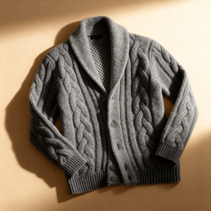 Riccardo – Cable Knit Cardigan
