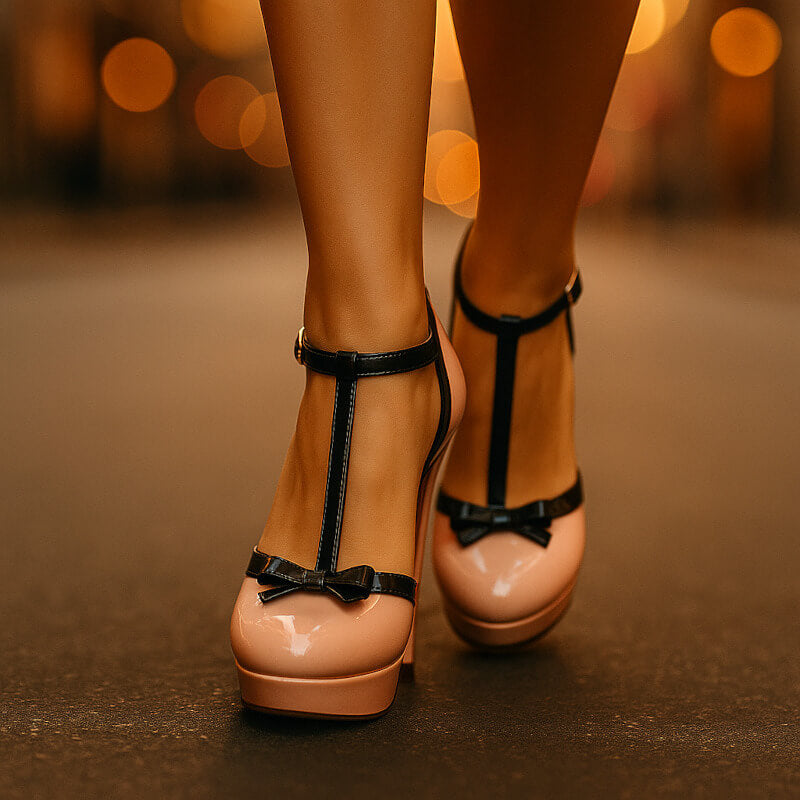 Charlotte - Bow High Heels