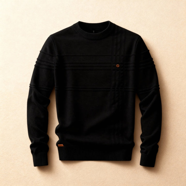 Matteo – Grid-Knit Sweater