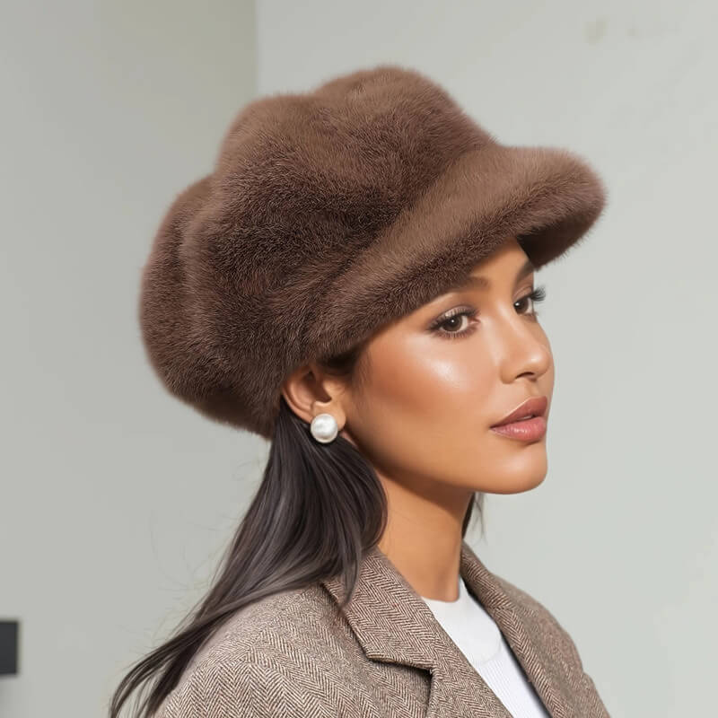 Paula – Plush Faux Fur Hat