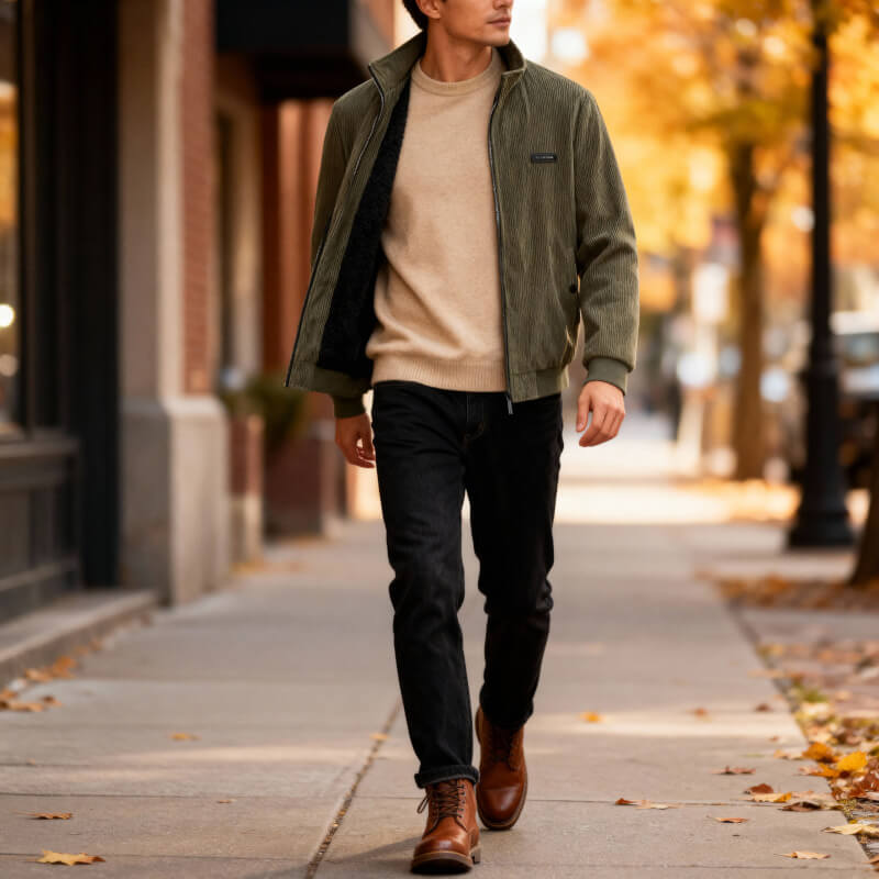 Paul – Fleece Corduroy Jacket