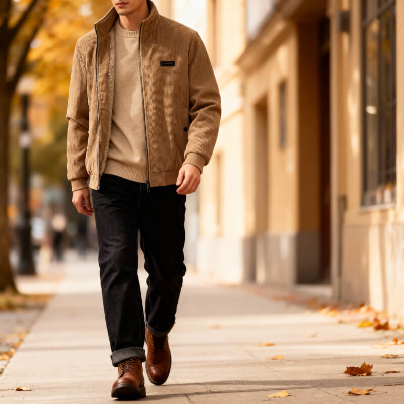 Paul – Fleece Corduroy Jacket