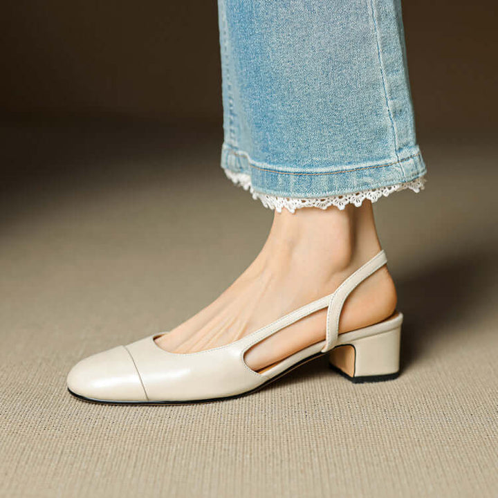 Olivia - Genuine Leather Pumps