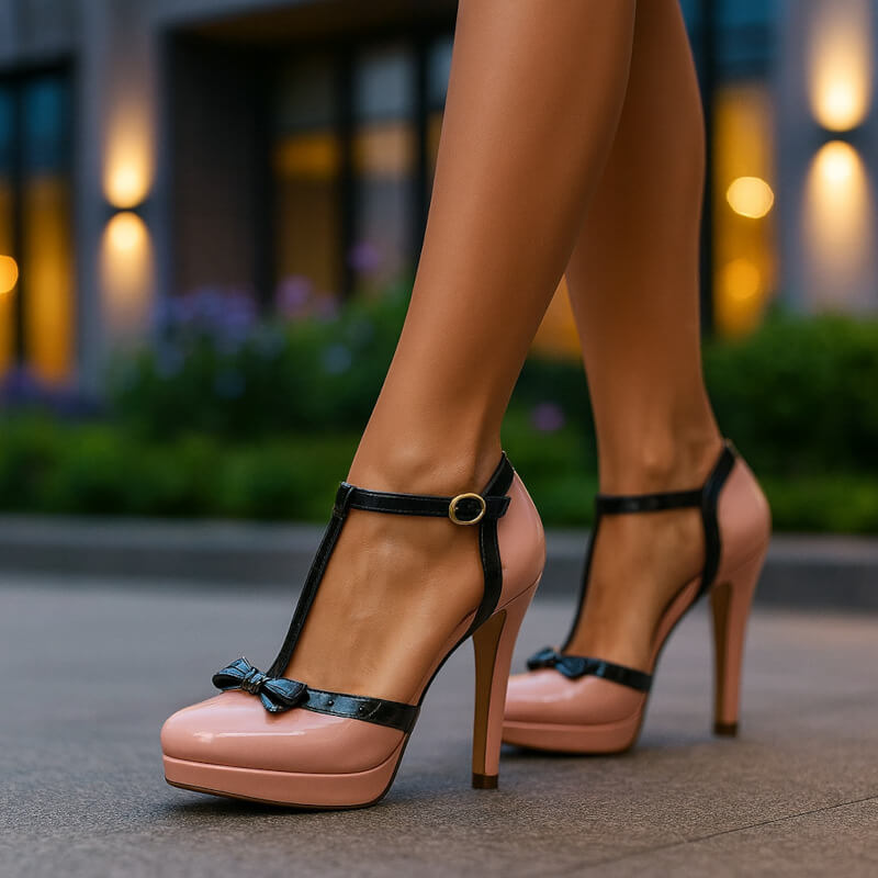 Charlotte - Bow High Heels