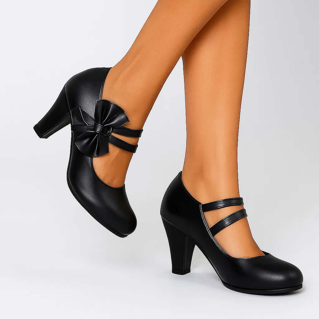 Chloe - Bow Heels