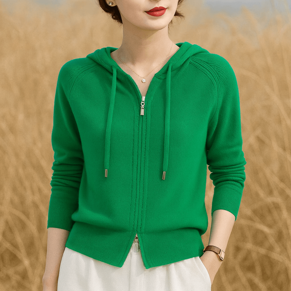 Zoe – Knit Hoodie