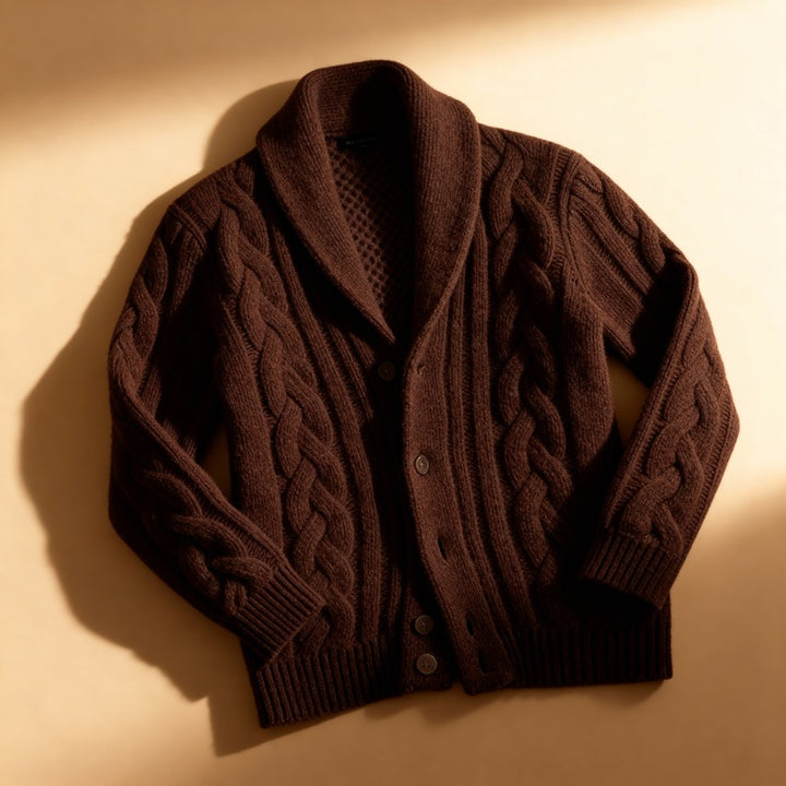 Riccardo – Cable Knit Cardigan