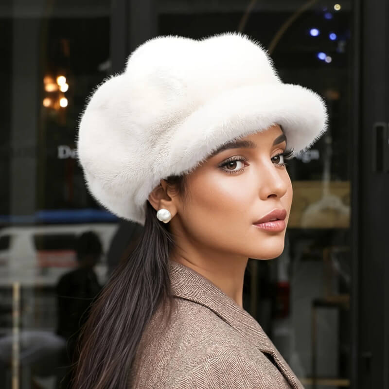 Paula – Plush Faux Fur Hat