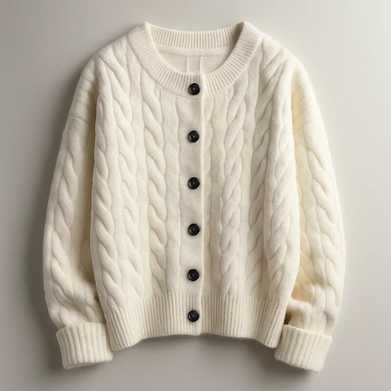 Taylor – Cable-Knit Cardigan