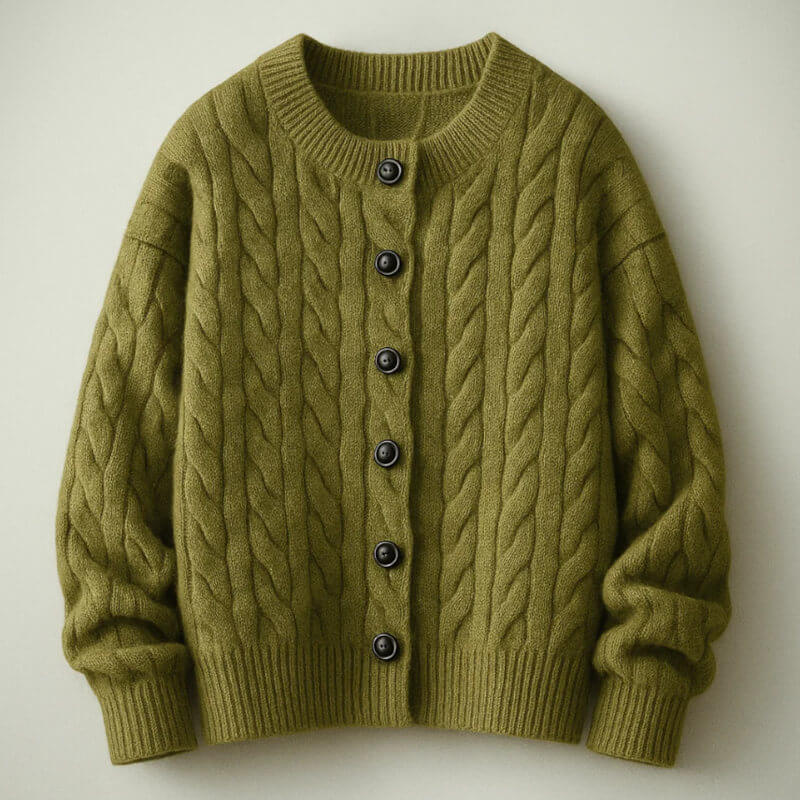 Taylor – Cable-Knit Cardigan