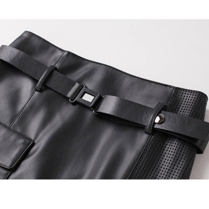 Florence – Long Leather Skirt