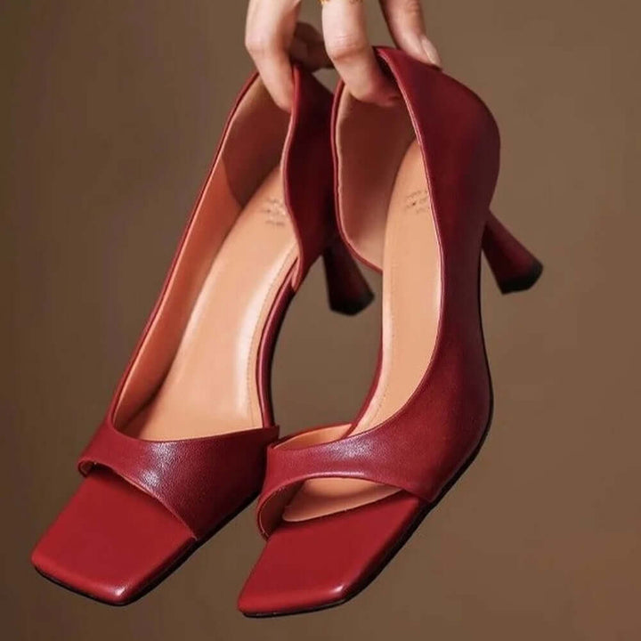 Vivian - Leather Heels