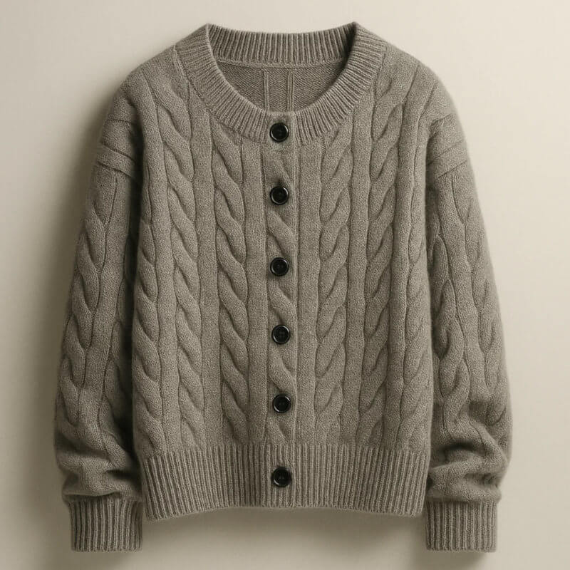 Taylor – Cable-Knit Cardigan