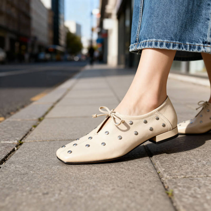 Miriam – Studded Loafers