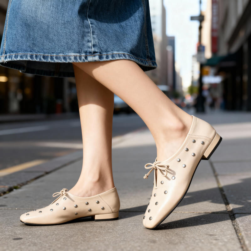 Miriam – Studded Loafers