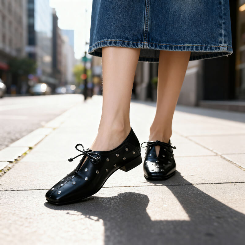 Miriam – Studded Loafers