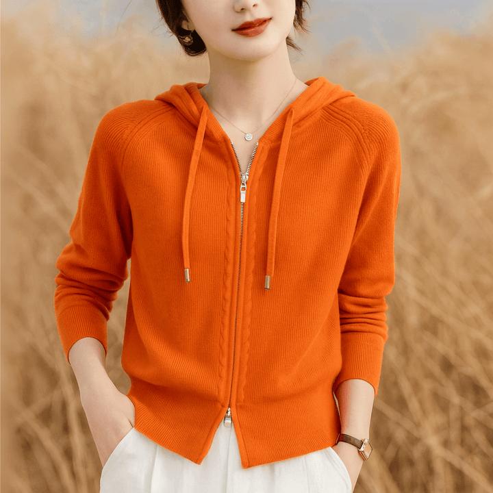 Zoe – Knit Hoodie