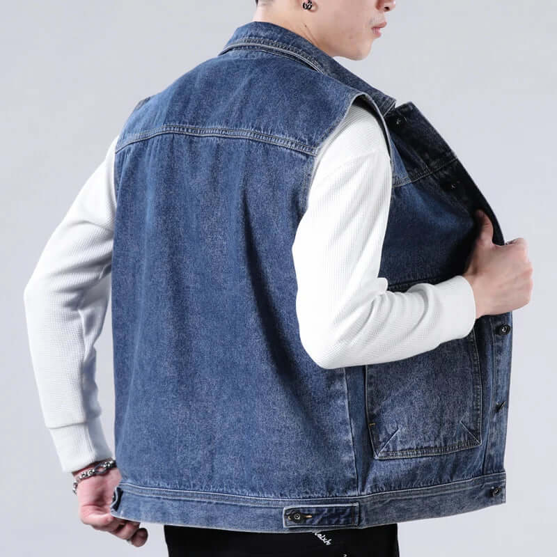 Aaron - Denim Vest